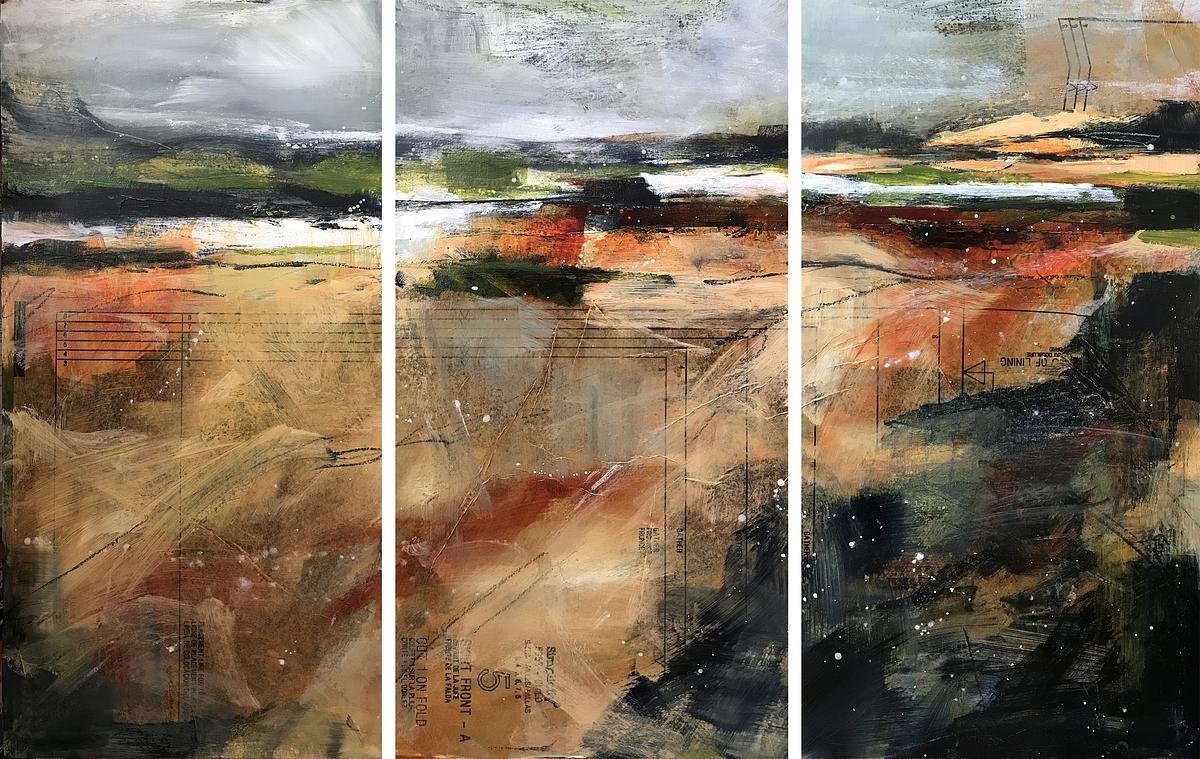 The Way Waters Flow Triptych